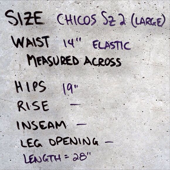 Chicos Travelers Size 2 A-Line Skirt Large Brown White Polka Dots Slinky Stretch - Picture 2 of 6